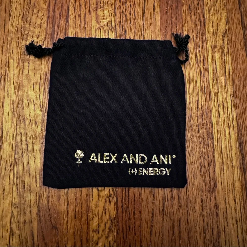 Alex and Ani black jewelry pouch
